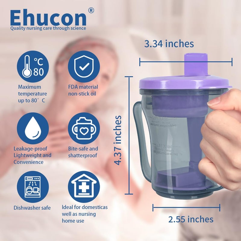 Ehucon Dysphagia Cups for Swallowing People, Provale Cup 5CC or 10CC of Liquid Each Time for Prevent Chocking - Image 4